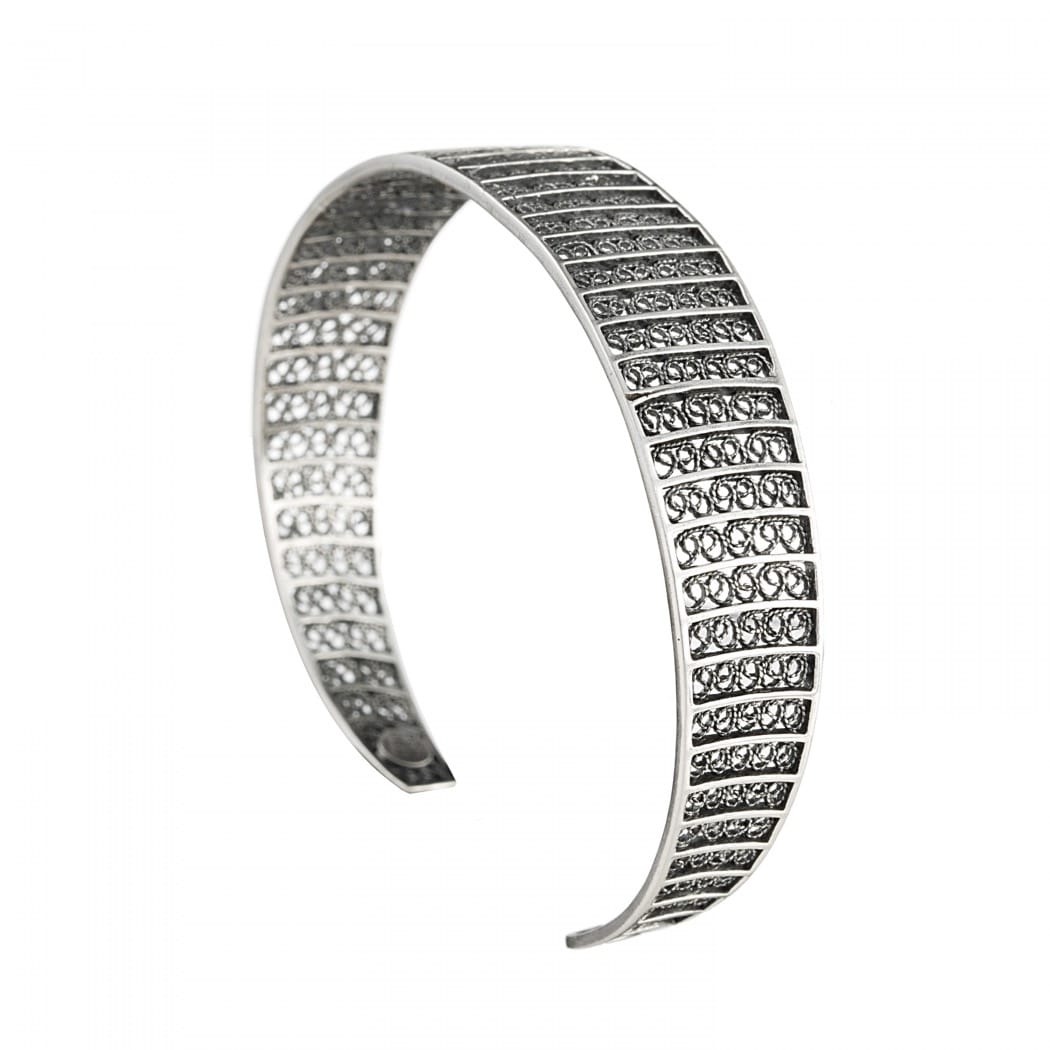 Bracelet Circles in Silver 