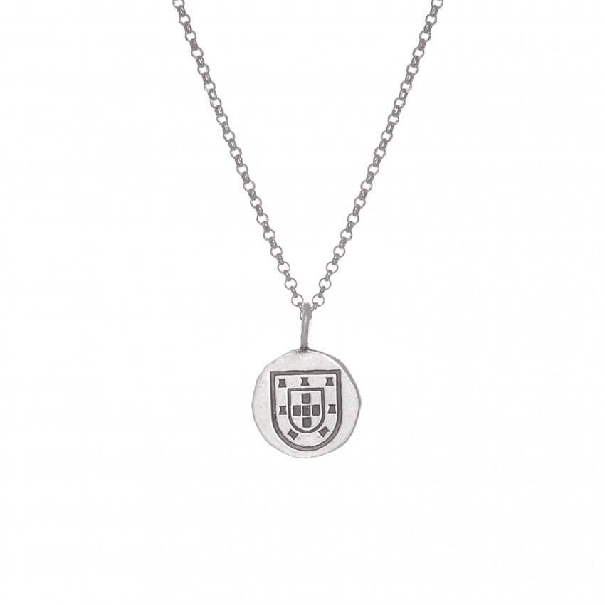 Necklace Escudo in Silver 