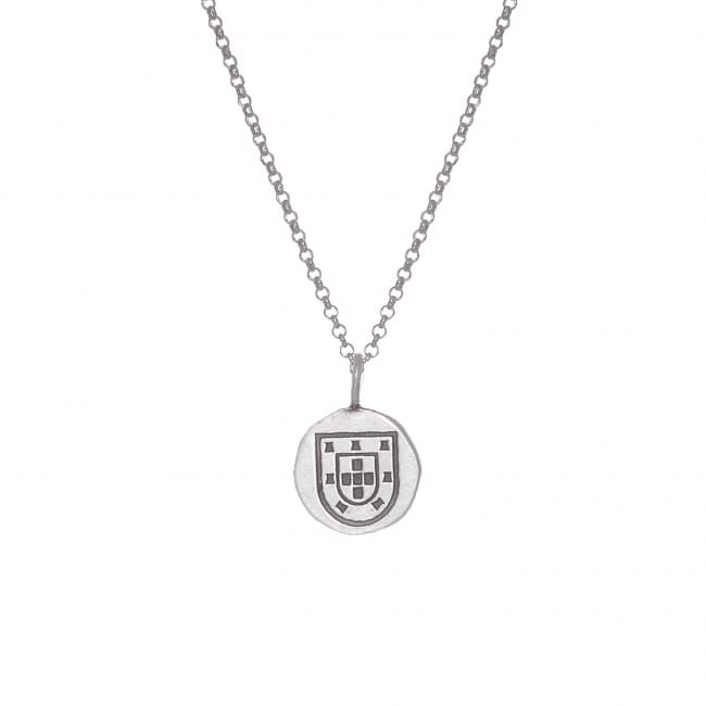 Necklace Escudo in Silver 