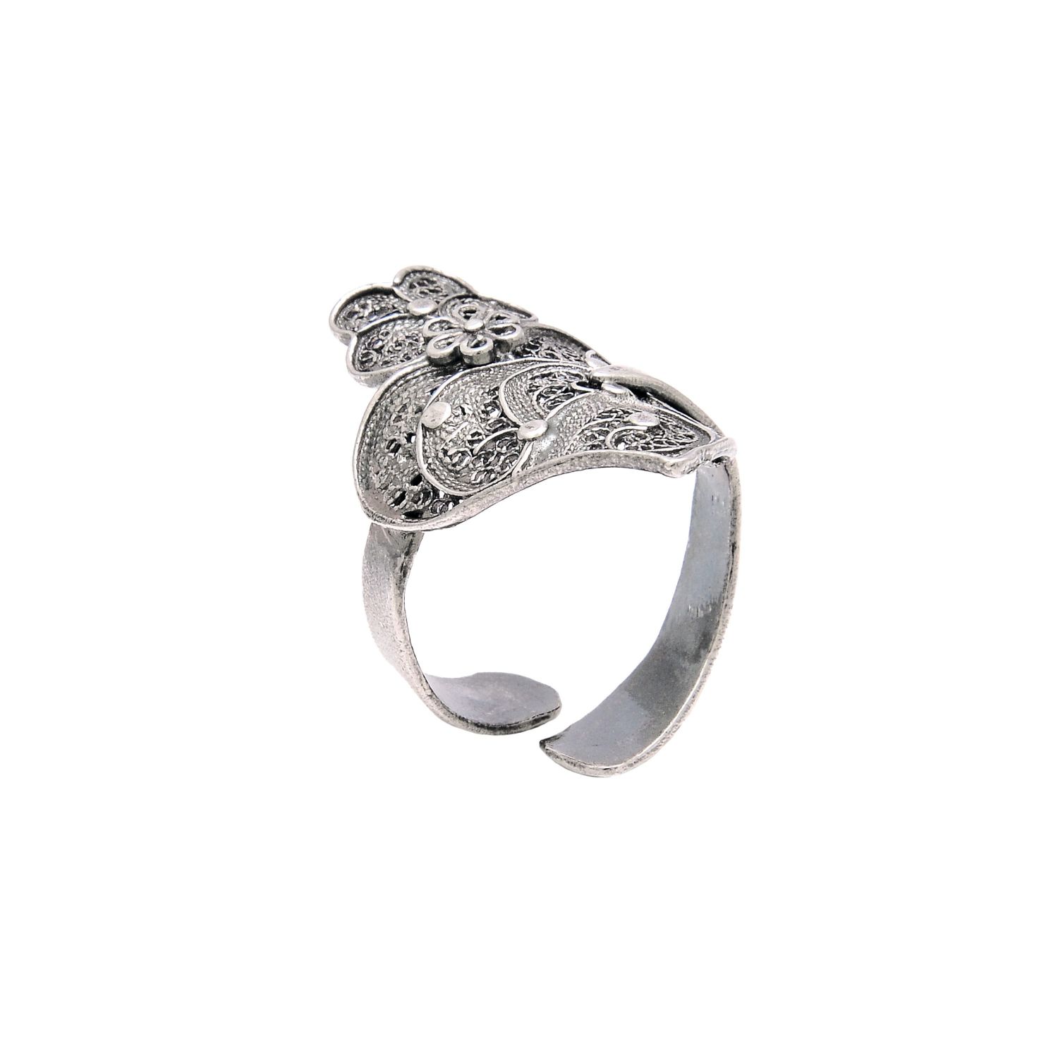 Ring Heart of Viana in Silver 