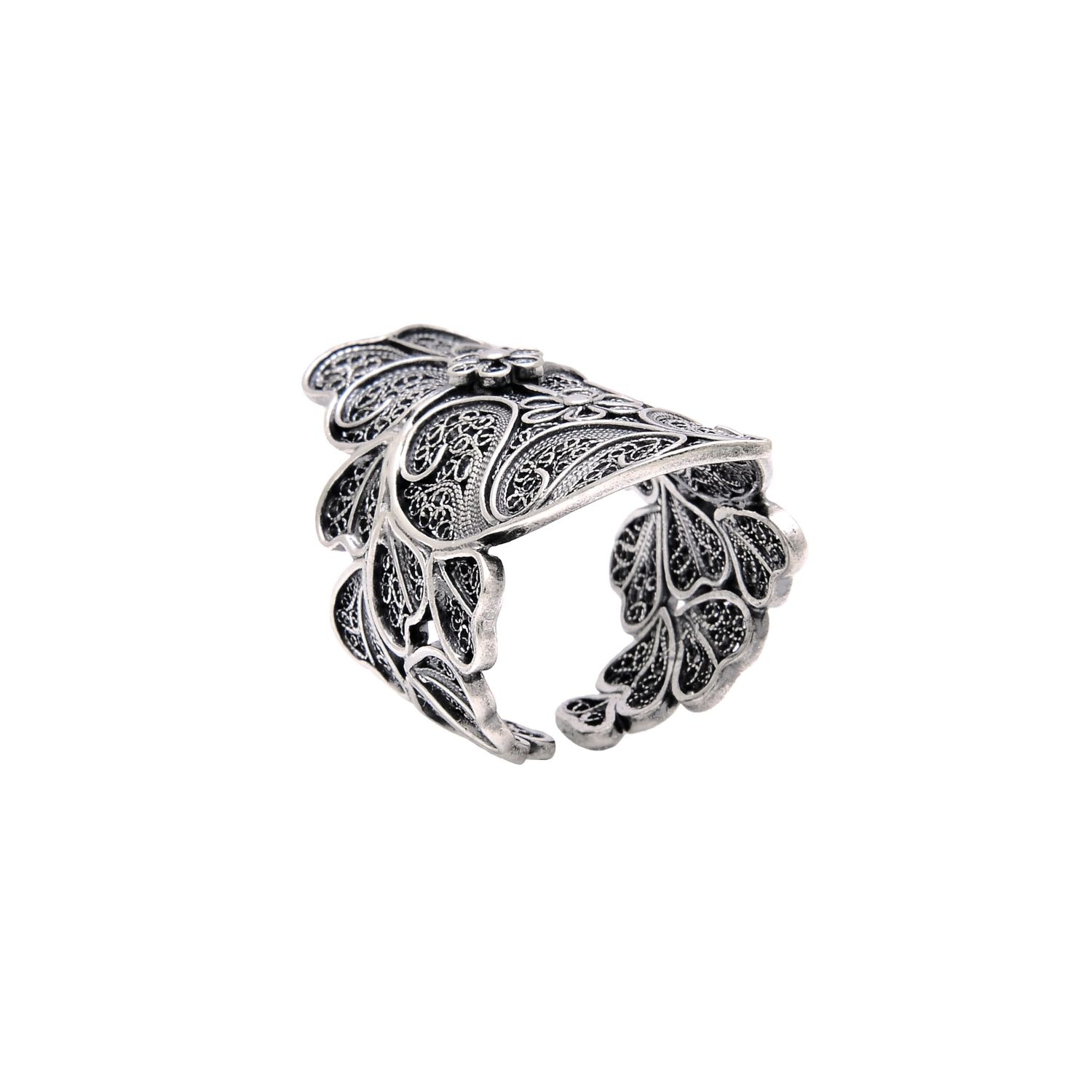 Ring Heart of Viana XL in Silver 