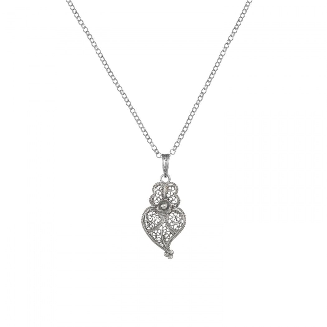 Necklace Heart of Viana 2,5cm in Silver 