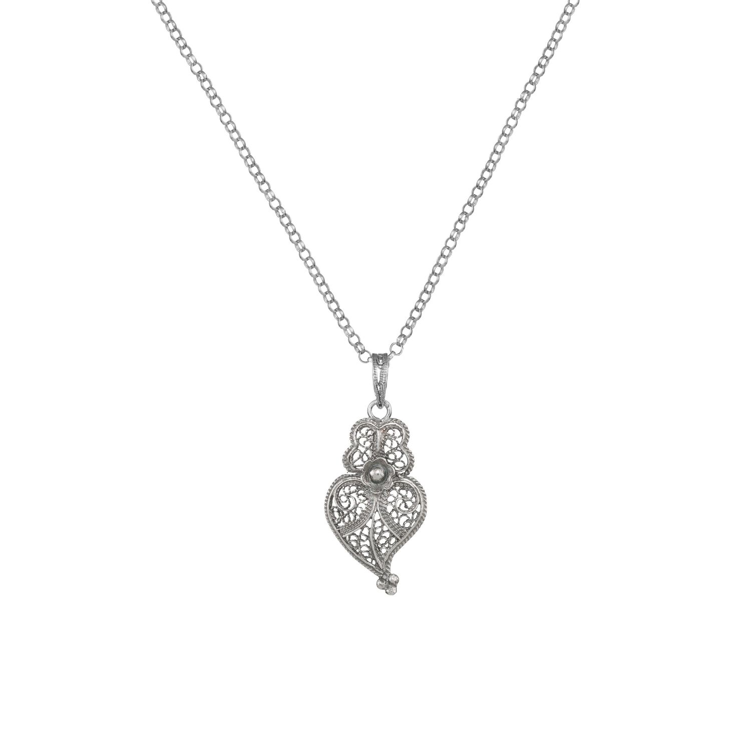 Necklace Heart of Viana 2,5cm in Silver Necklace Heart of Viana 2,5cm in Silver