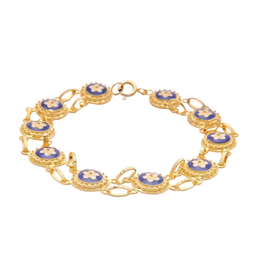 Bracelet Caramujos in Gold Plated Silver 