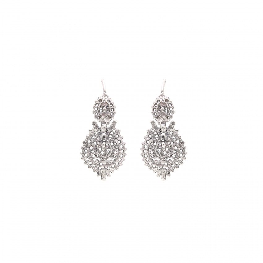 Queen Earrings 2,5cm in Silver 