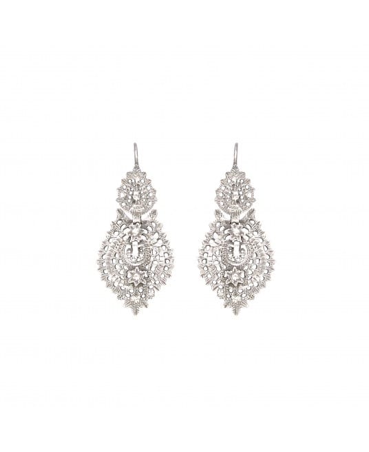 Queen Earrings S in Silver 
