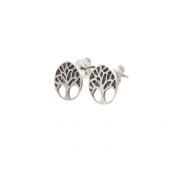 Earrings Tree of Life in Silver Earrings Tree of Life in Silver
