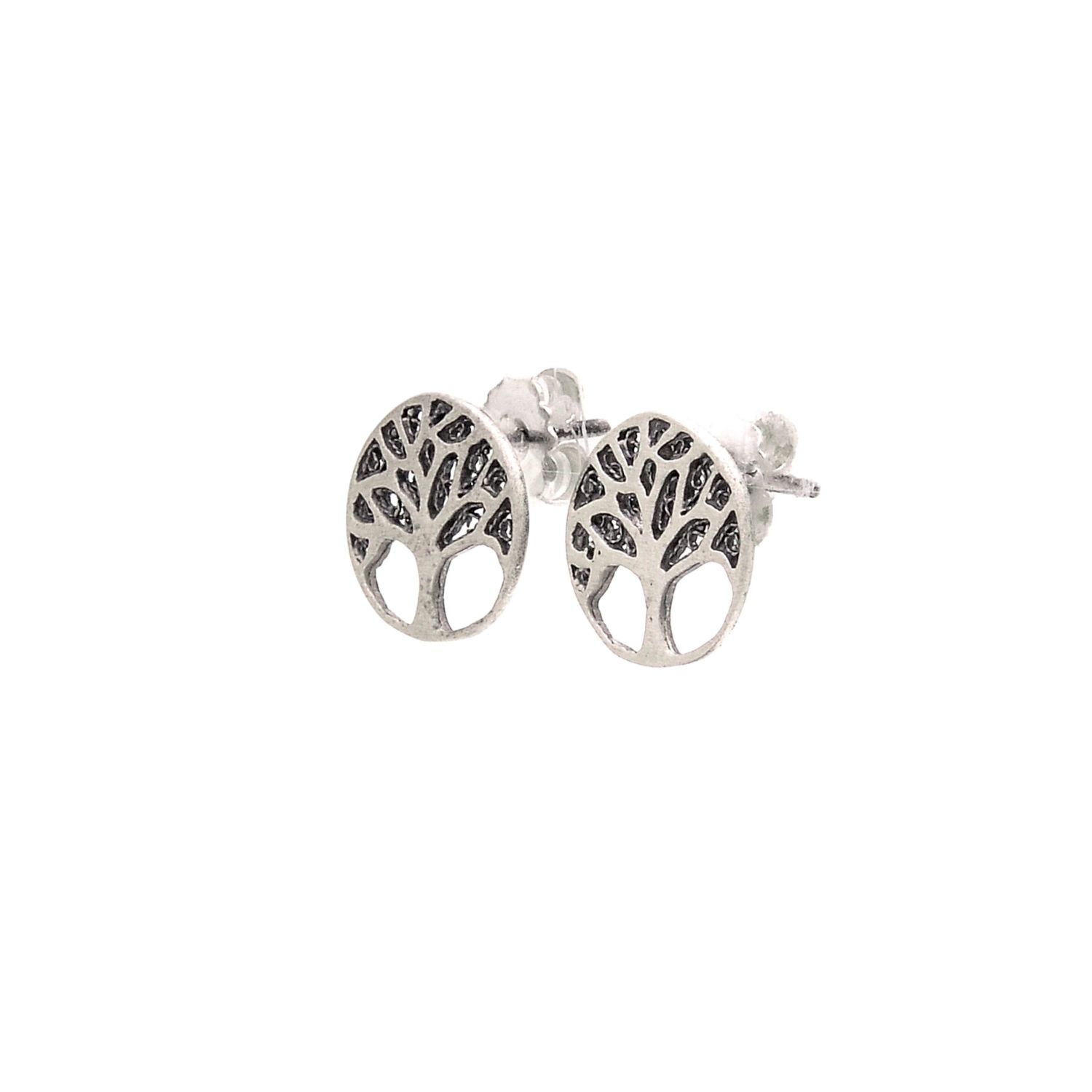 Earrings Tree of Life in Silver Earrings Tree of Life in Silver