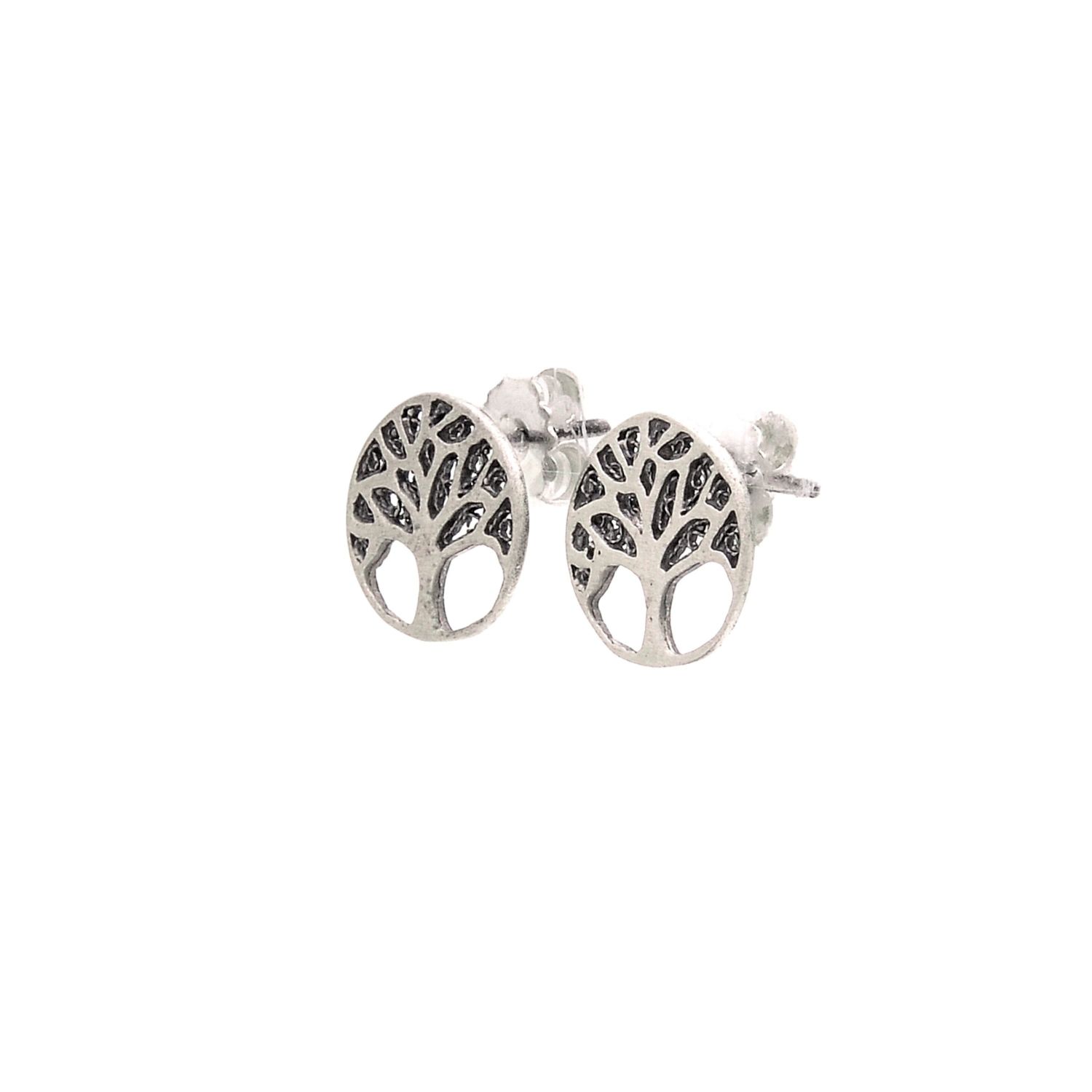 Earrings Tree of Life in Silver 