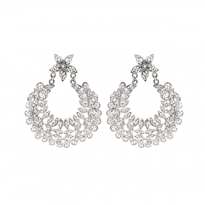 Earrings Ciclo in Silver 