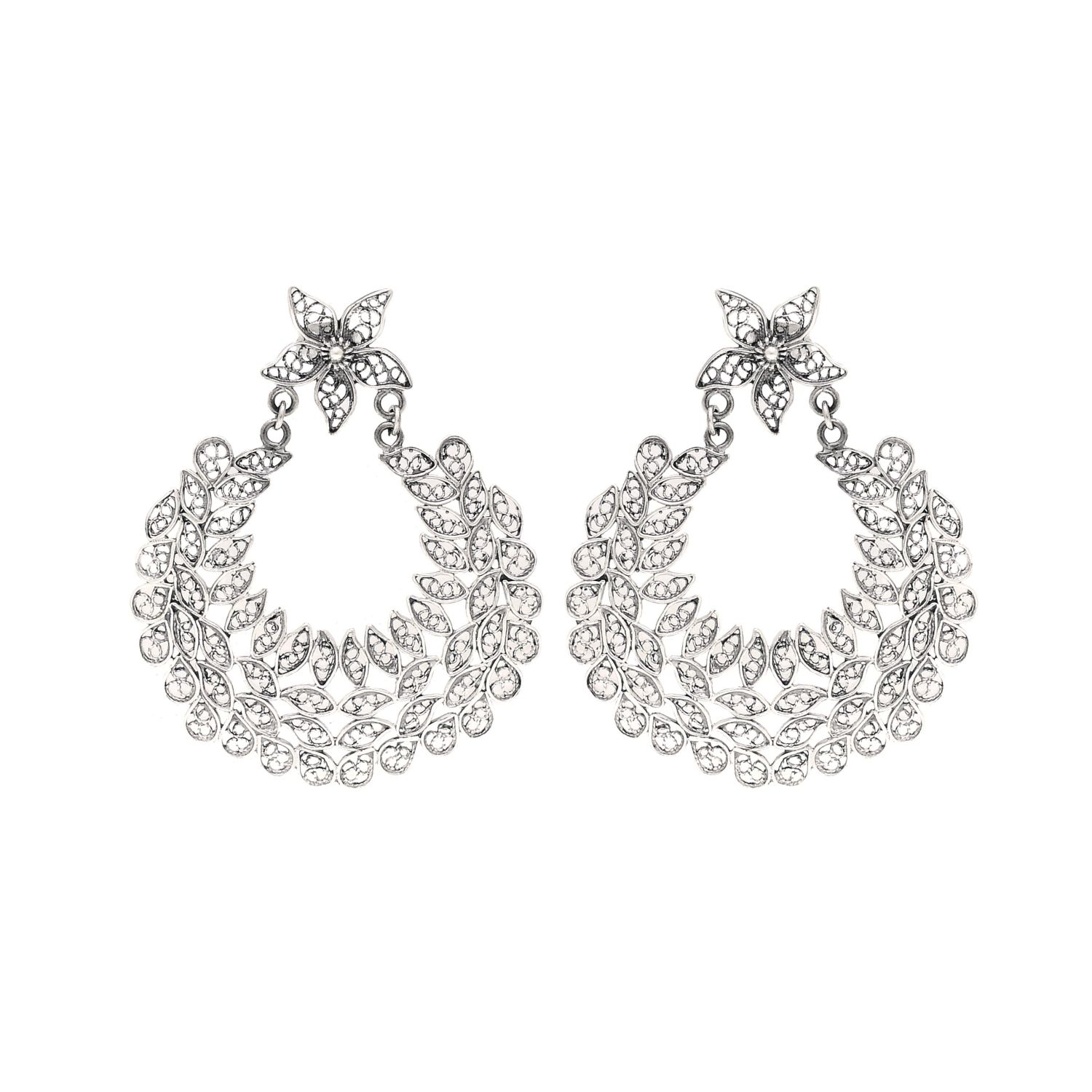 Earrings Ciclo in Silver Earrings Ciclo in Silver