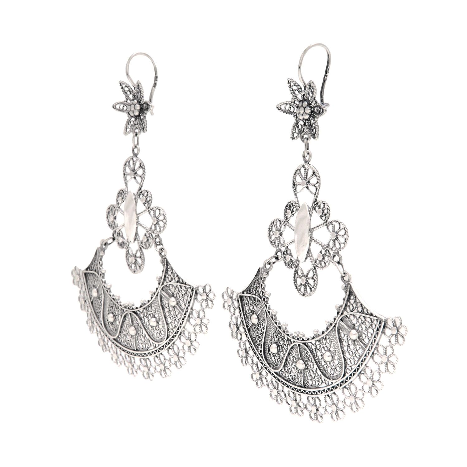 Pendientes Falda de Plata Pendientes Falda de Plata