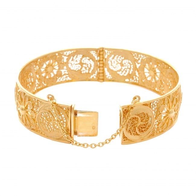 Pulseira Ciclo em Prata Dourada Pulseira Ciclo em Prata Dourada