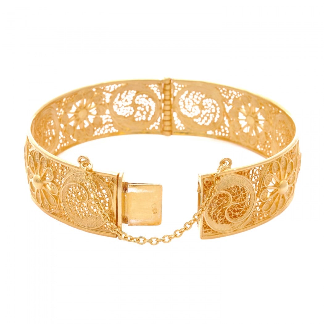 Bracelet Ciclo in Gold Plated Silver 