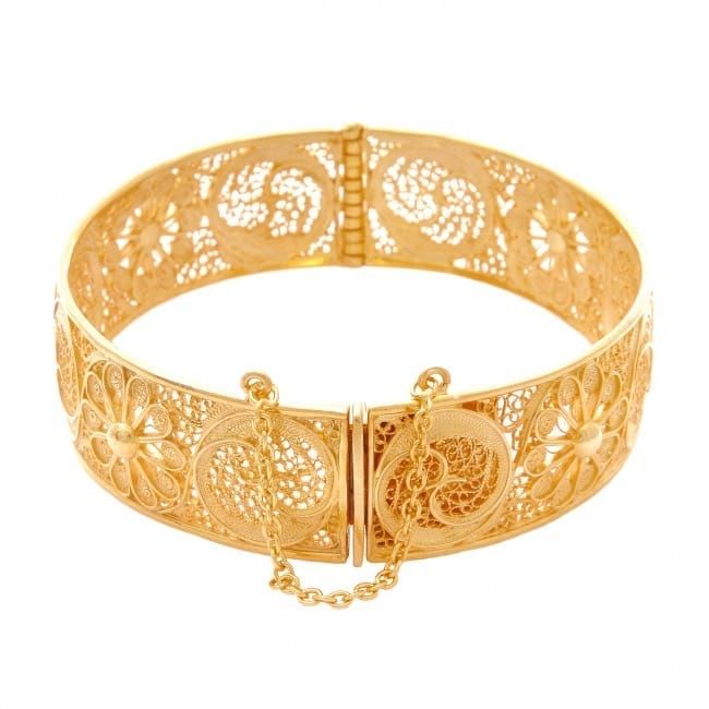 Pulseira Ciclo em Prata Dourada Pulseira Ciclo em Prata Dourada