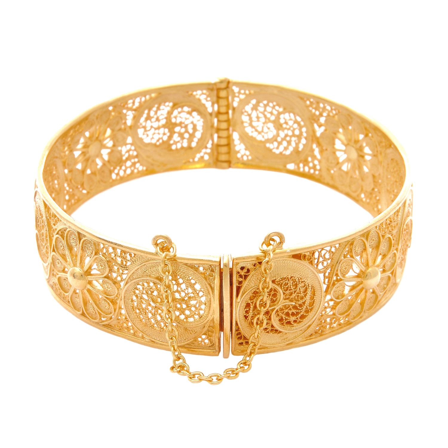 Bracelet Ciclo in Gold Plated Silver 