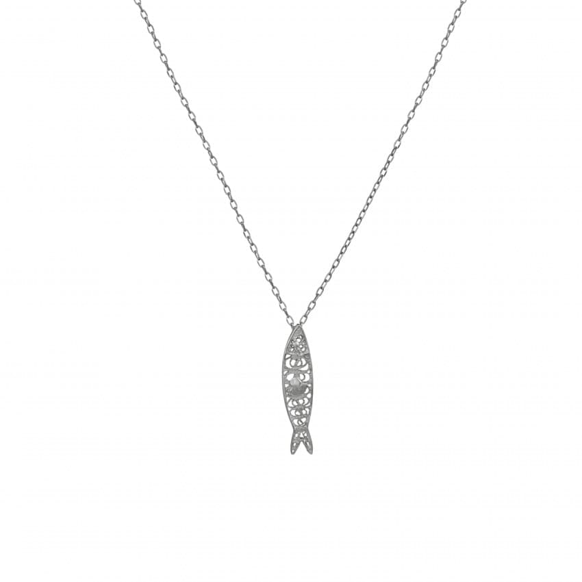 Collier Sardine en Argent 