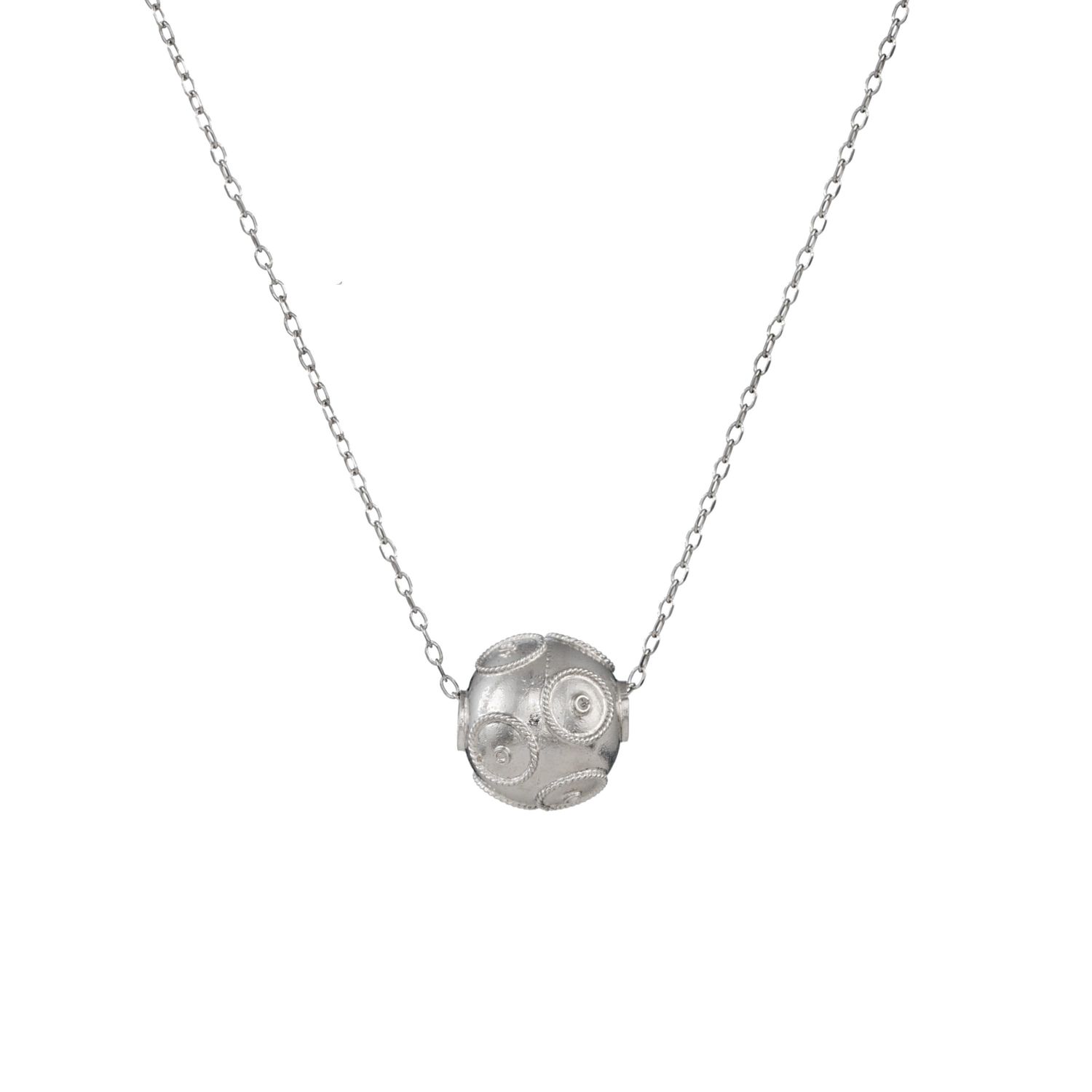 Necklace Viana's Conta in Silver Necklace Viana's Conta in Silver