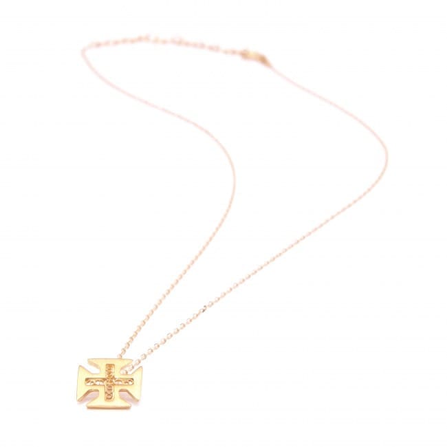 Necklace Cross of Christ in Gold Plated Silver Necklace Cross of Christ in Gold Plated Silver