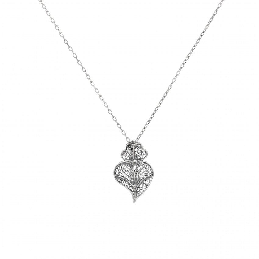 Necklace Heart of Viana in Silver 