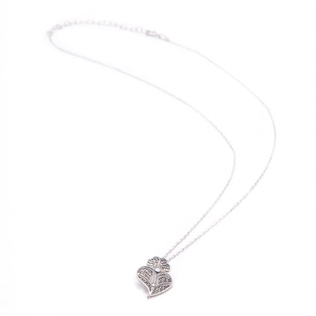 Necklace Heart of Viana in Silver Necklace Heart of Viana in Silver