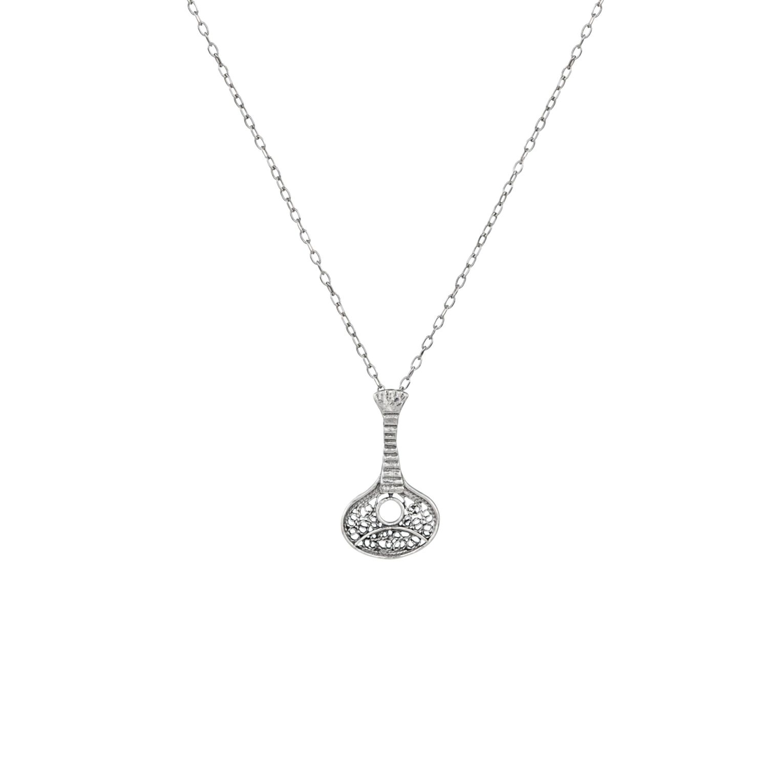 Necklace Guitar in Silver Necklace Guitar in Silver