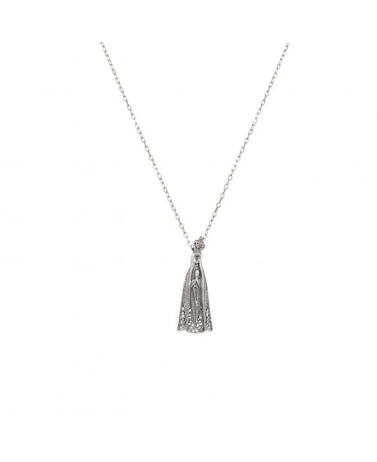 Necklace Our Lady of Fátima in Silver 