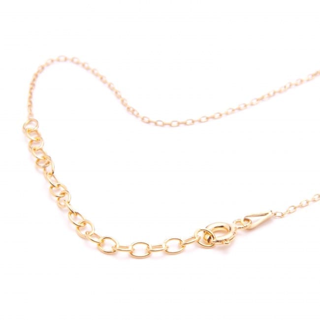 Necklace Queen Earring in Gold Plated Silver Necklace Queen Earring in Gold Plated Silver