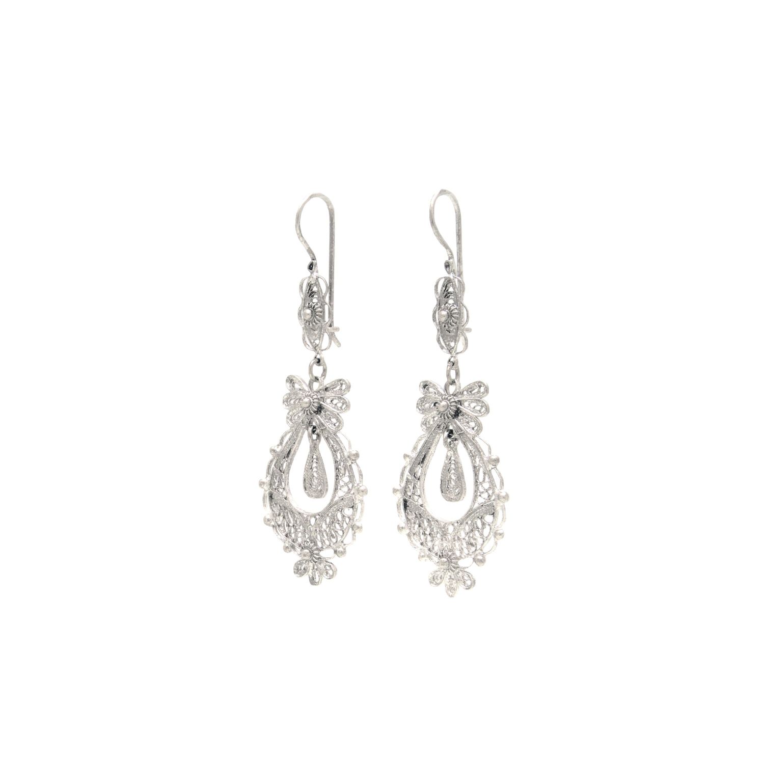 Princess Earrings in Silver 