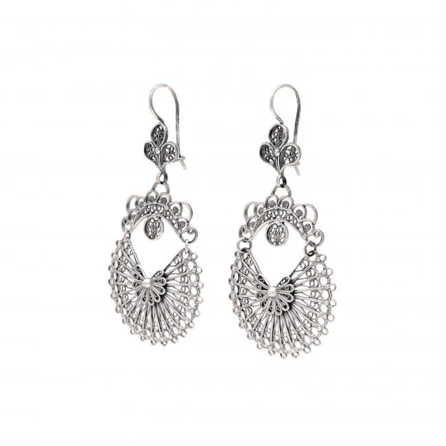 Earrings Arrecadas 5,0cm in Silver Earrings Arrecadas 5,0cm in Silver