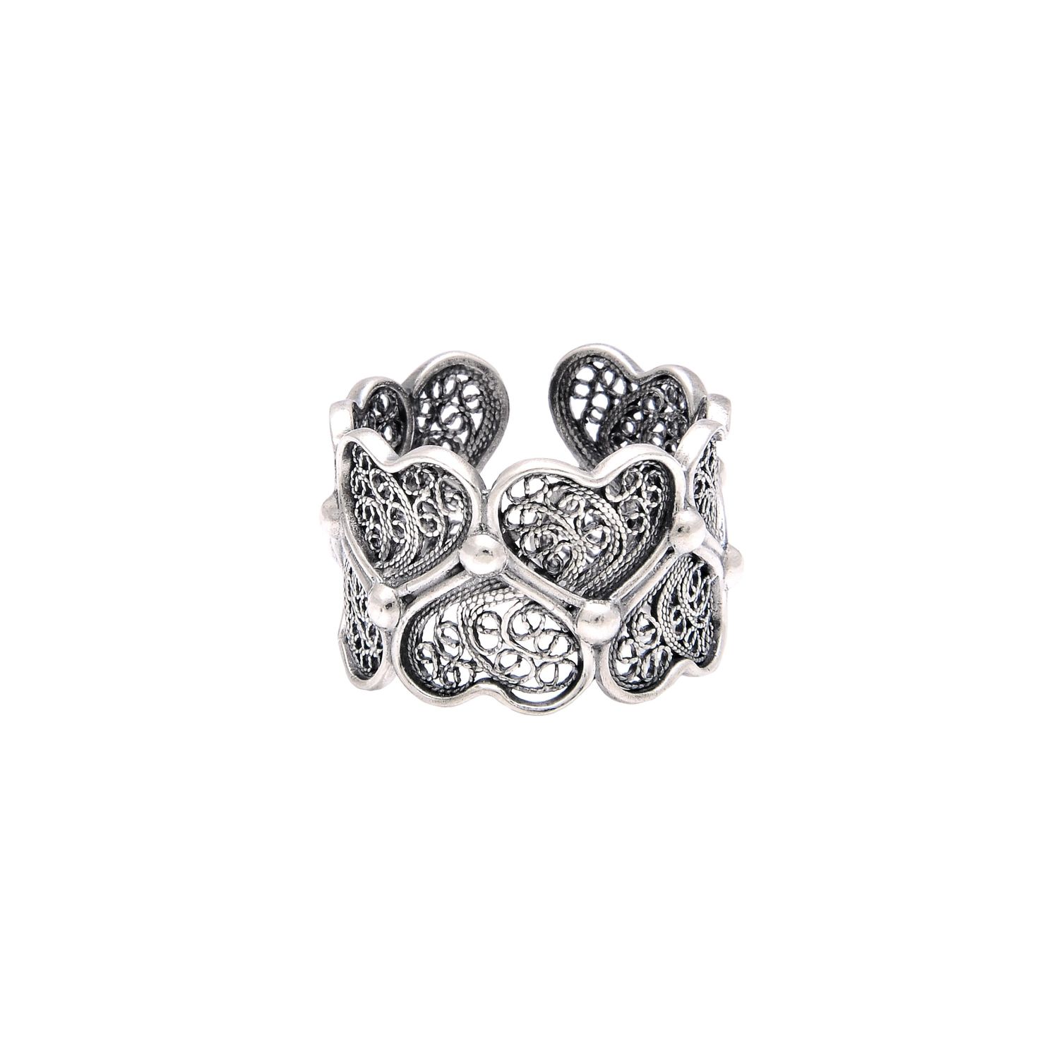 Bague Coeurs en Argent Bague Coeurs en Argent