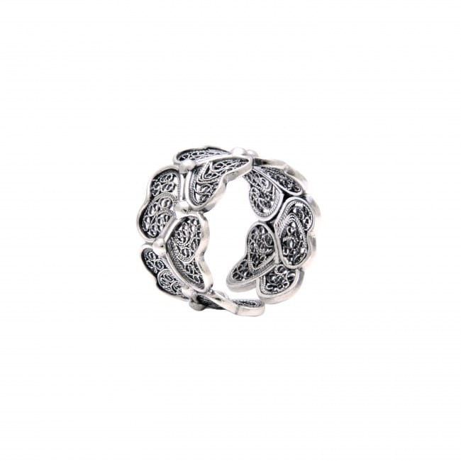 Ring Hearts in Silver Ring Hearts in Silver