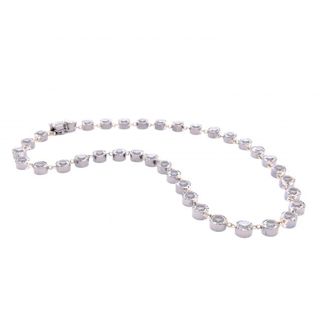 Necklace Riviera Rock Crystal in Silver and Gold Necklace Riviera Rock Crystal in Silver and Gold