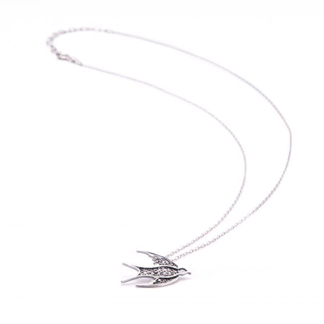 Necklace Swallow in Silver Necklace Swallow in Silver
