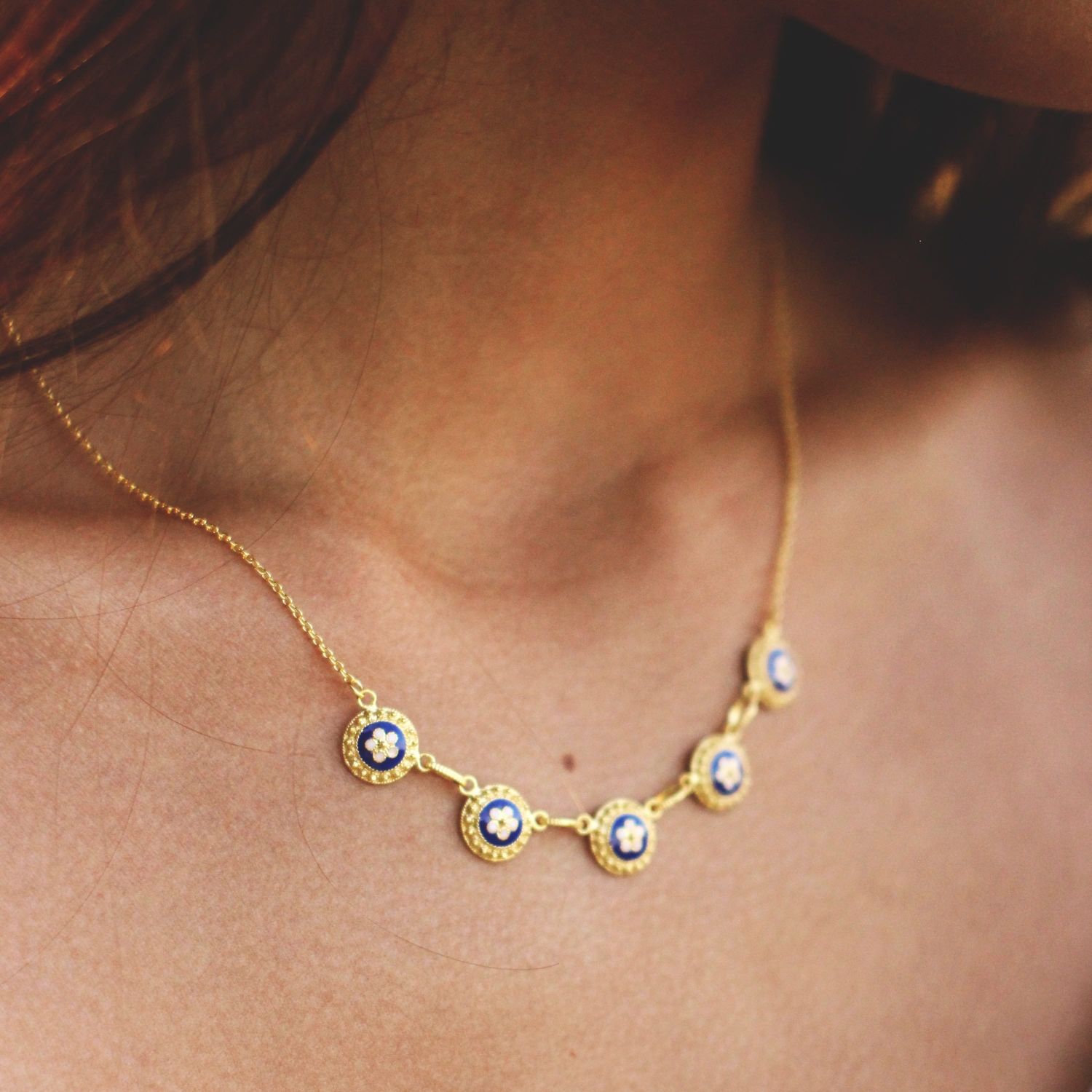 Necklace Caramujos in Gold Plated Silver Necklace Caramujos in Gold Plated Silver