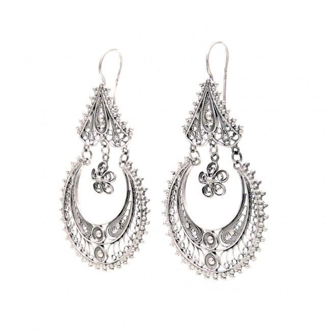 Earrings Arrecadas Ciclo in Silver Earrings Arrecadas Ciclo in Silver