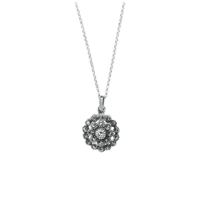 Necklace Pinecone Marcasites in Silver Necklace Pinecone Marcasites in Silver