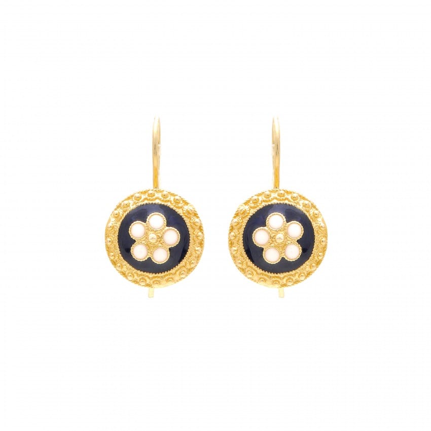 Earrings Caramujo in 19,2Kt Gold 