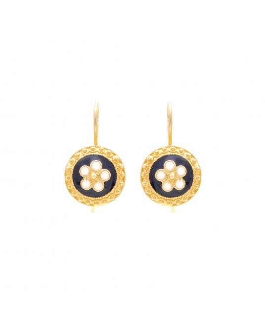 Earrings Caramujo in 19,2Kt Gold 