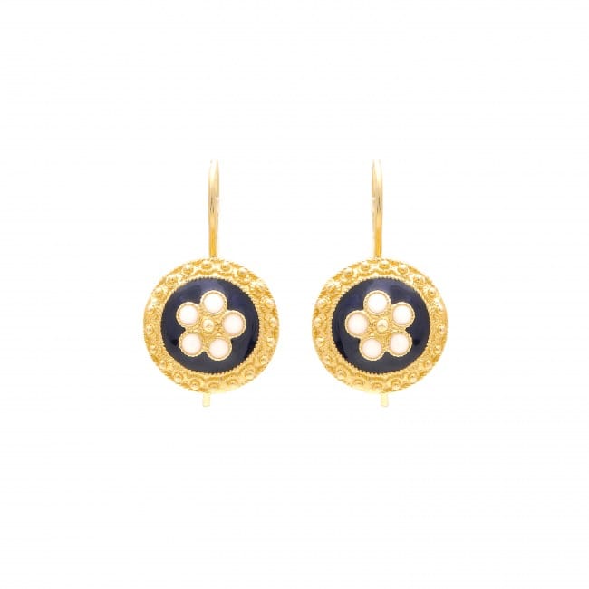 Earrings Caramujo in 19,2Kt Gold 