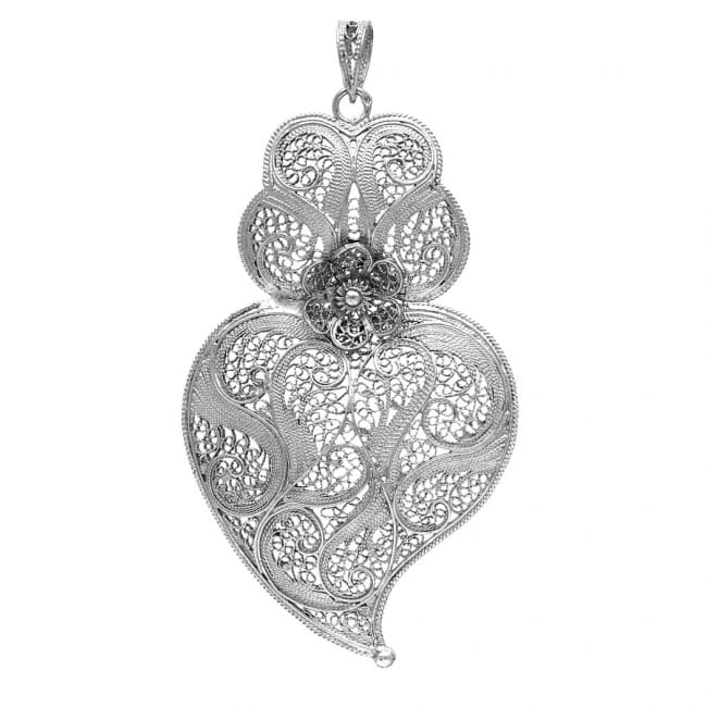 Necklace Heart of Viana 7,5 cm in Silver Necklace Heart of Viana 7,5 cm in Silver