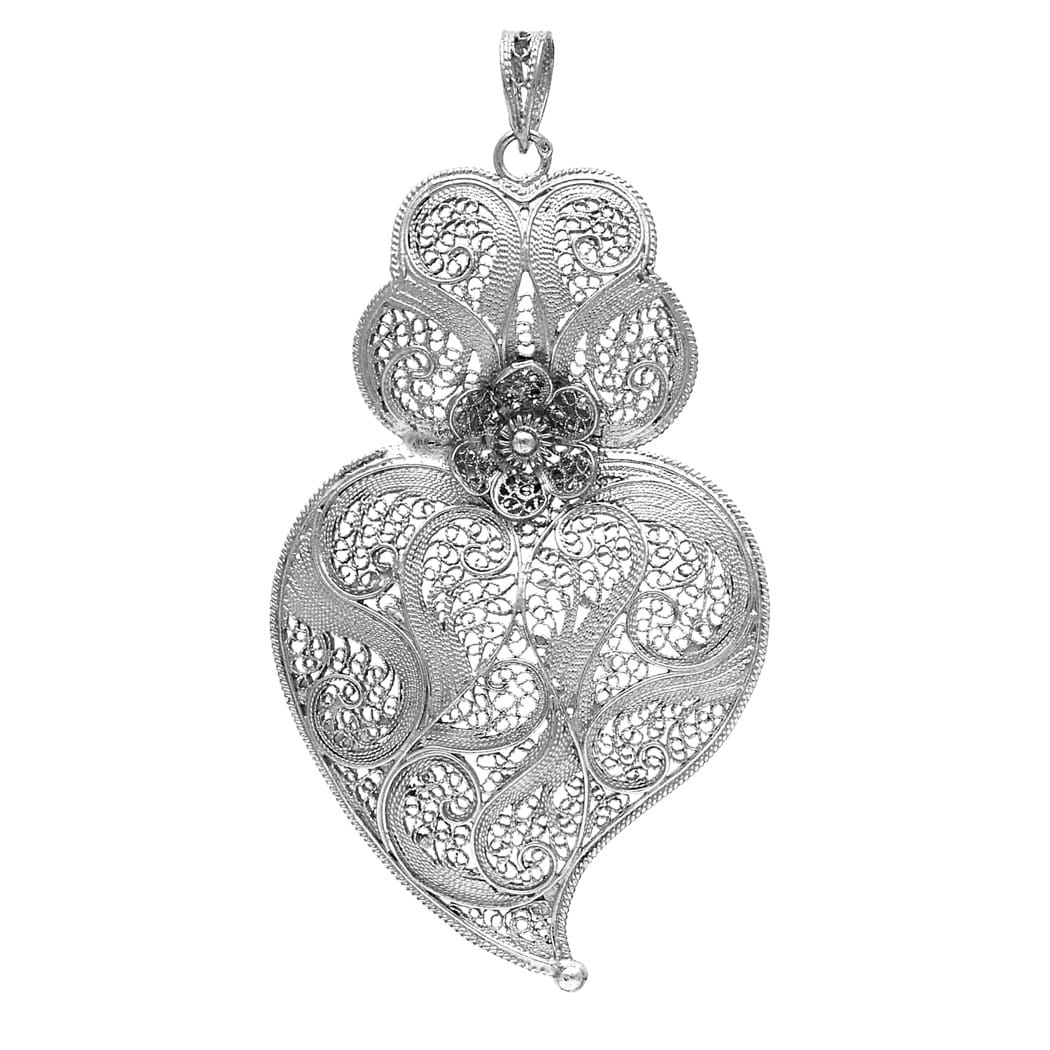 Necklace Heart of Viana 7,5 cm in Silver 