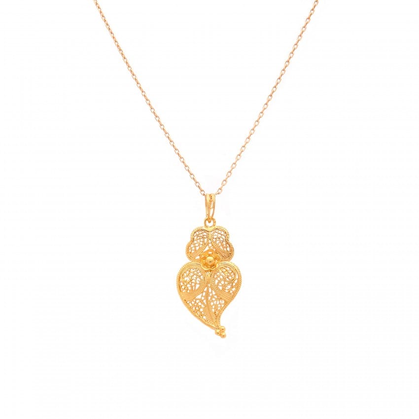 Necklace Heart of Viana M in 9Kt Gold 