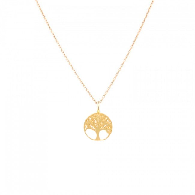 Necklace Tree of Life in 19,2Kt Gold Necklace Tree of Life in 19,2Kt Gold