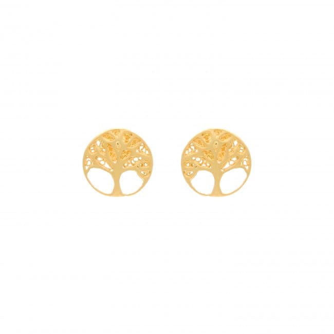 Brincos Árvore da Vida em ouro 19,2Kt Brincos Árvore da Vida em ouro 19,2Kt