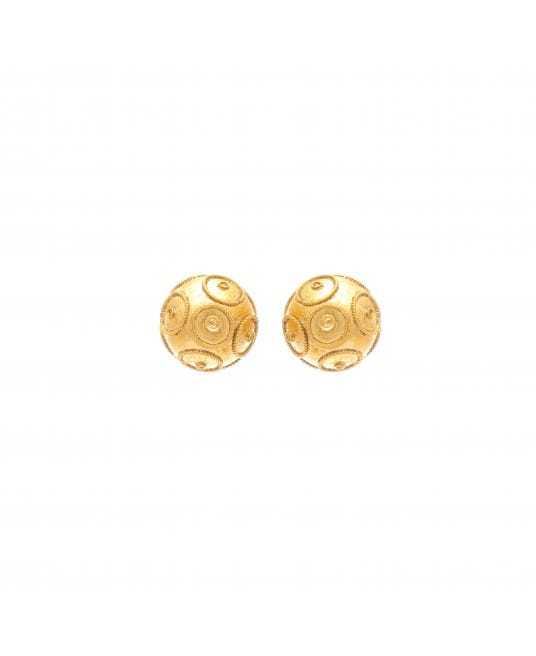 Earrings Viana’s Conta in 19,2Kt Gold 