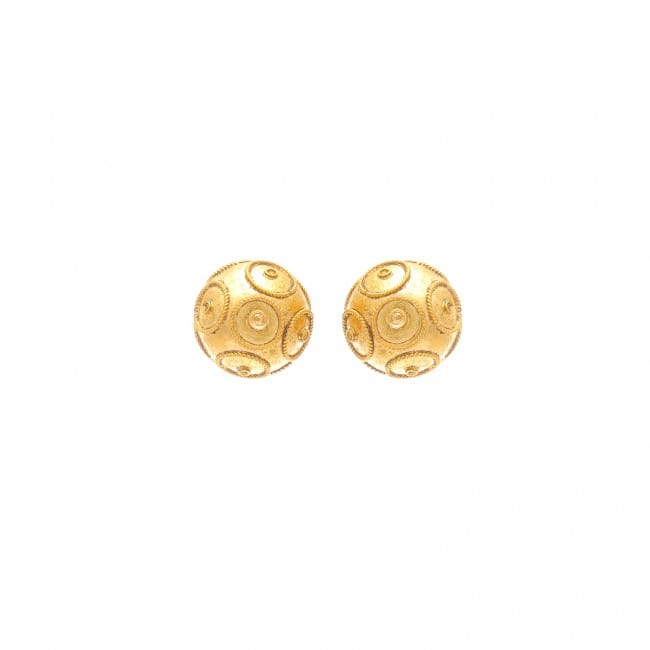 Earrings Viana’s Conta in 19,2Kt Gold 