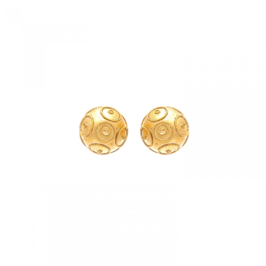 Earrings Viana’s Conta in 19,2Kt Gold 