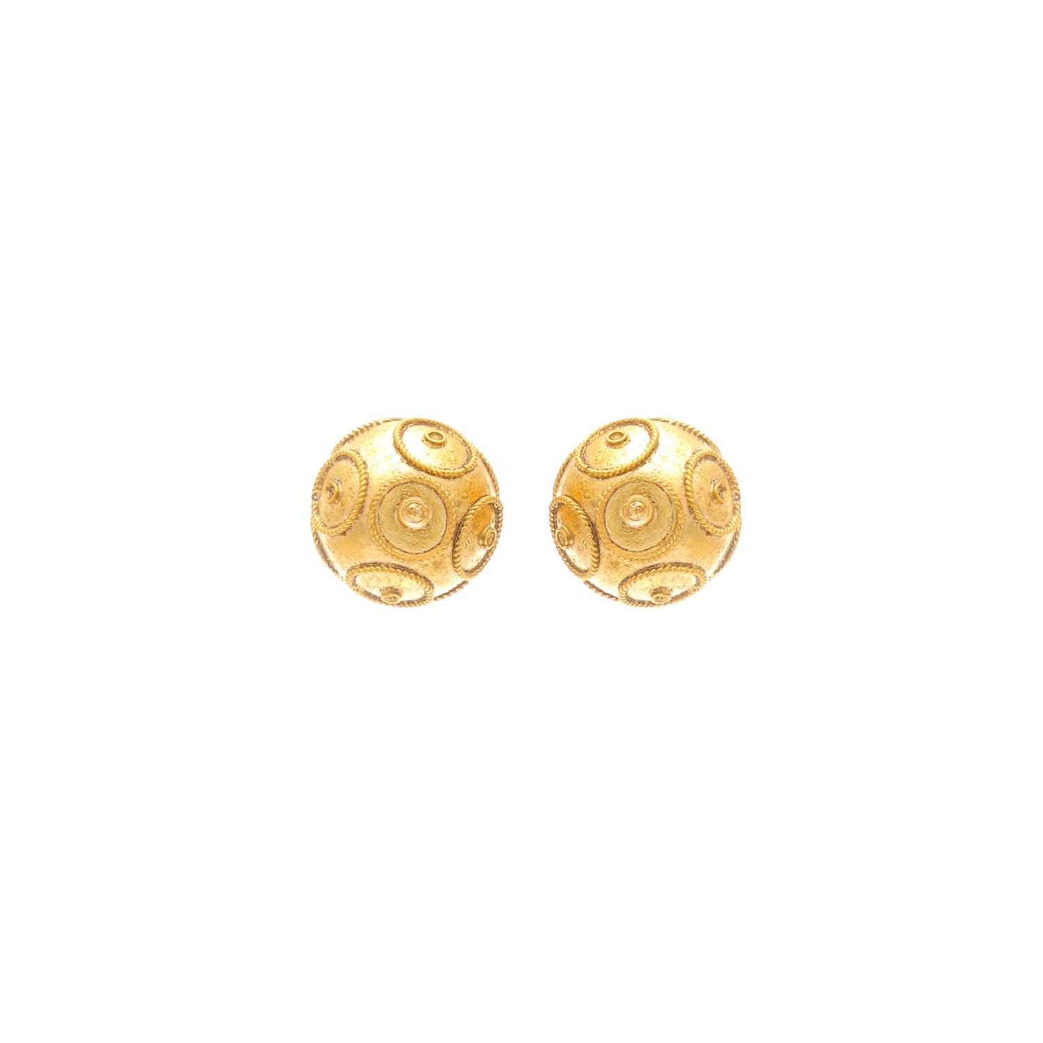 Earrings Viana’s Conta in 19,2Kt Gold Earrings Viana’s Conta in 19,2Kt Gold