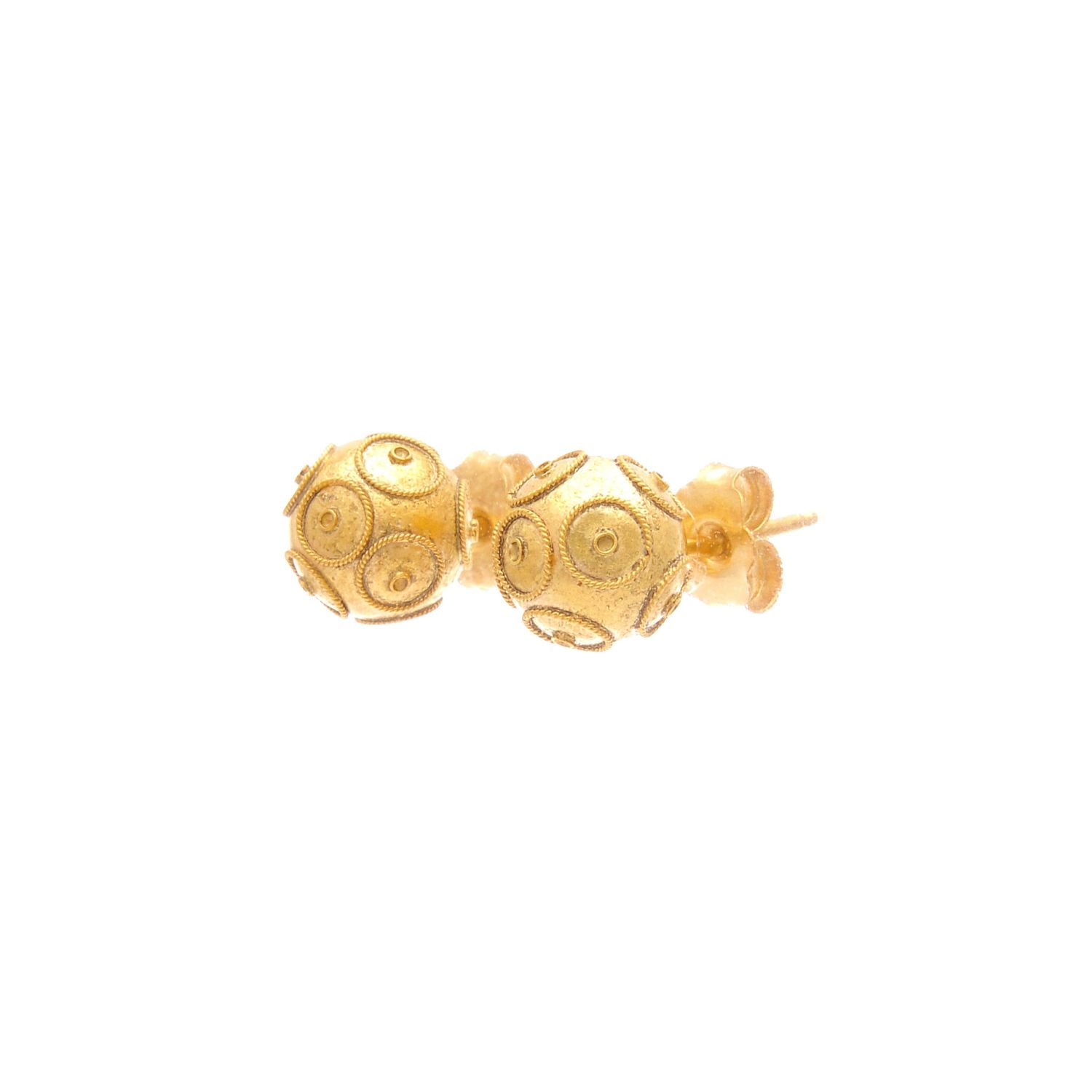 Earrings Viana’s Conta in 19,2Kt Gold Earrings Viana’s Conta in 19,2Kt Gold